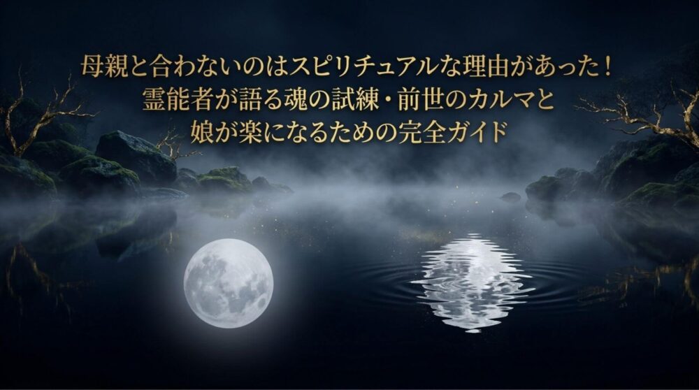 母親と合わない　スピリチュアル