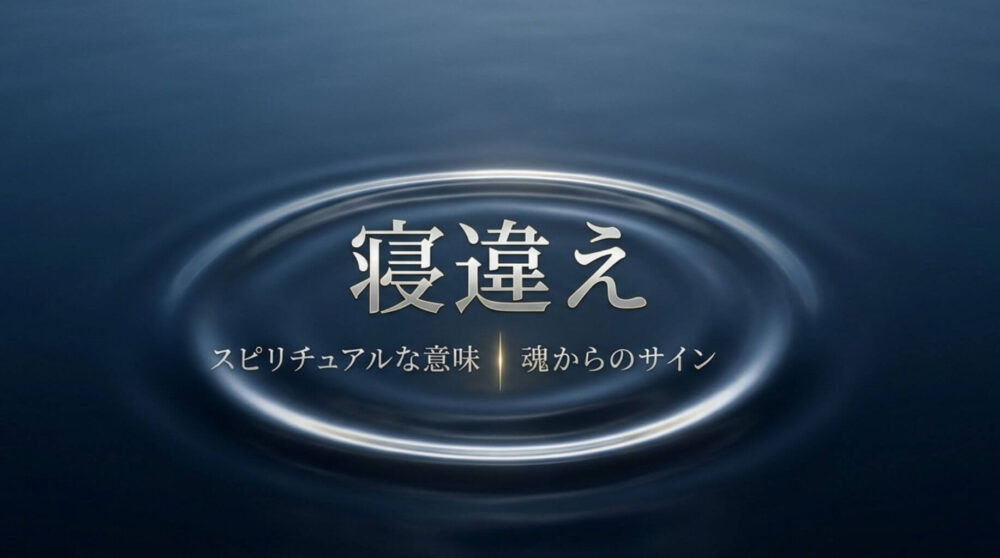 寝違え　スピリチュアル