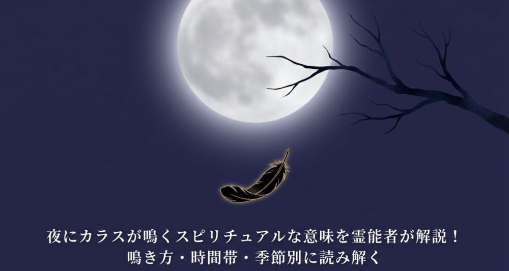 夜にカラスが鳴く　スピリチュアル