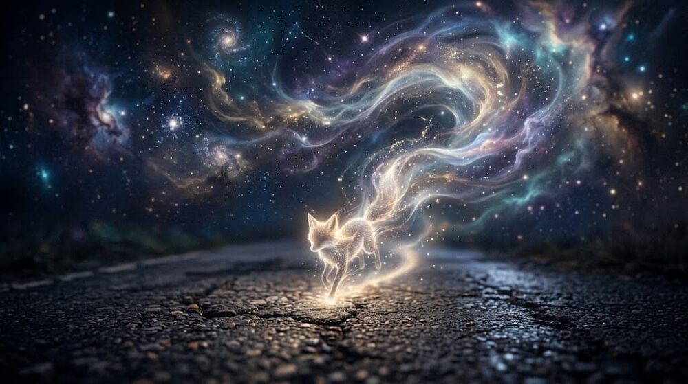 宇宙に浮かぶ、パステルカラーの光のベールが渦巻く、夢のように美しい星雲(ネビュラ)のデジタルアート。
