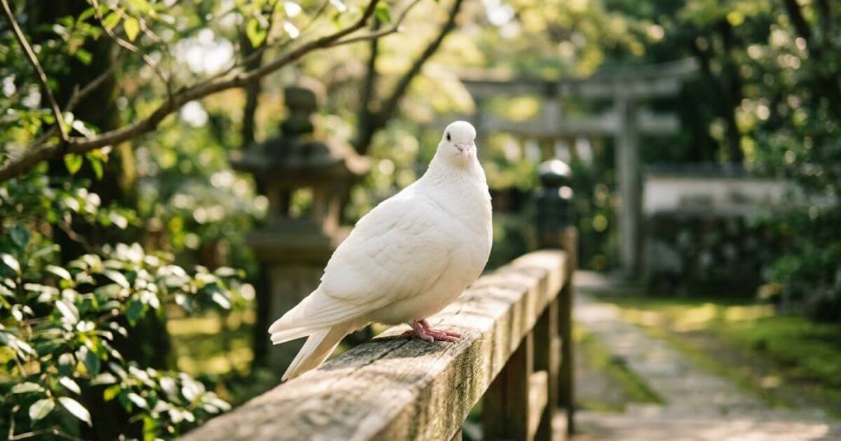 目の前に鳩が現れるスピリチュアルな意味