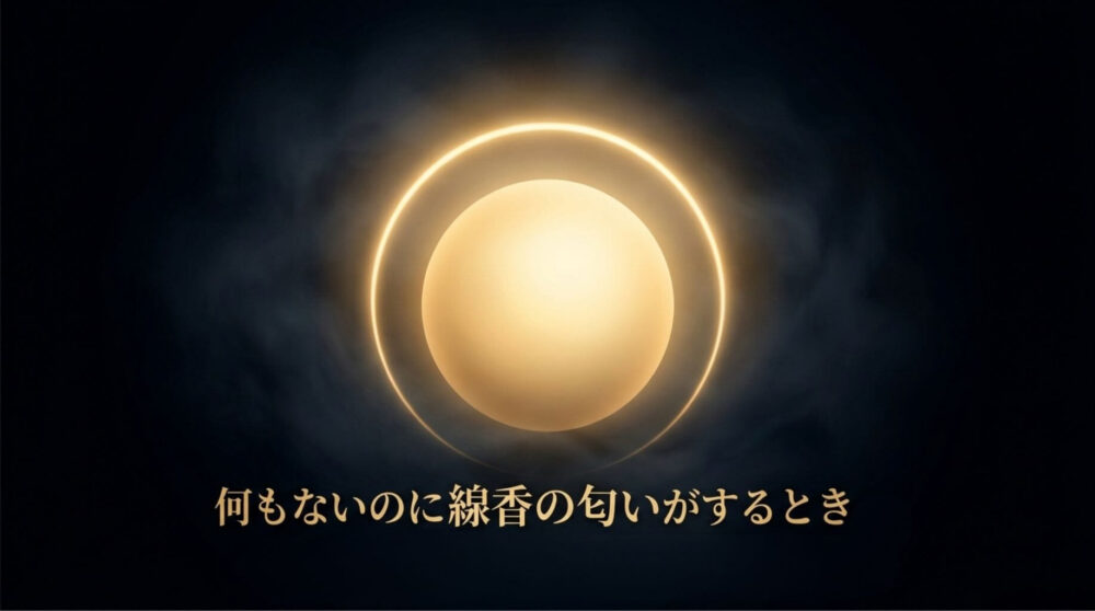 線香の匂いがする スピリチュアル