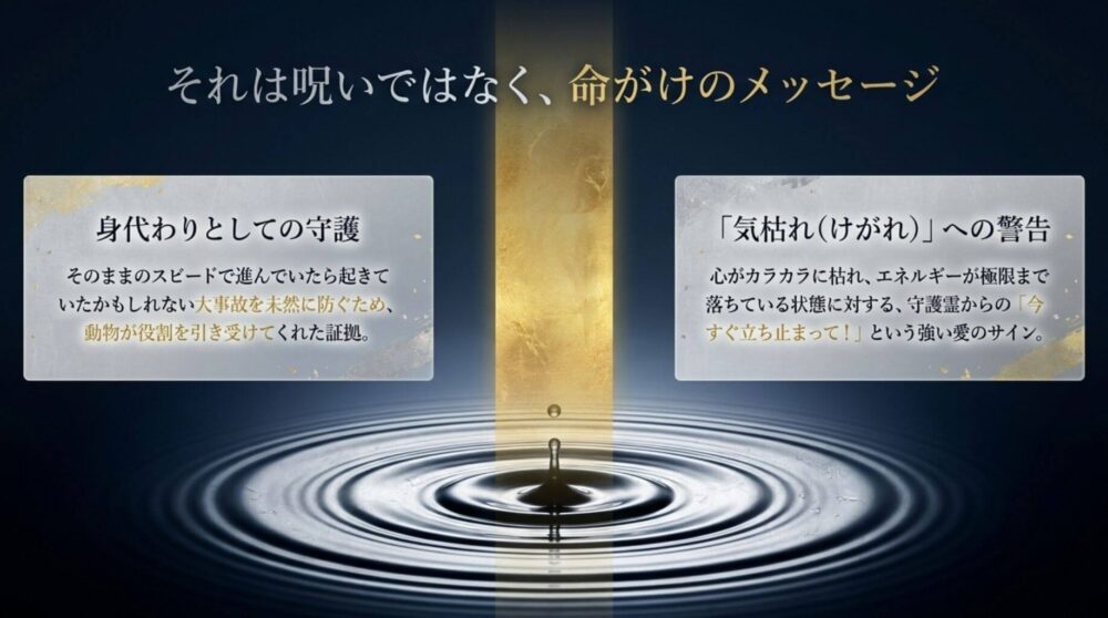 動物を轢いてしまった スピリチュアル