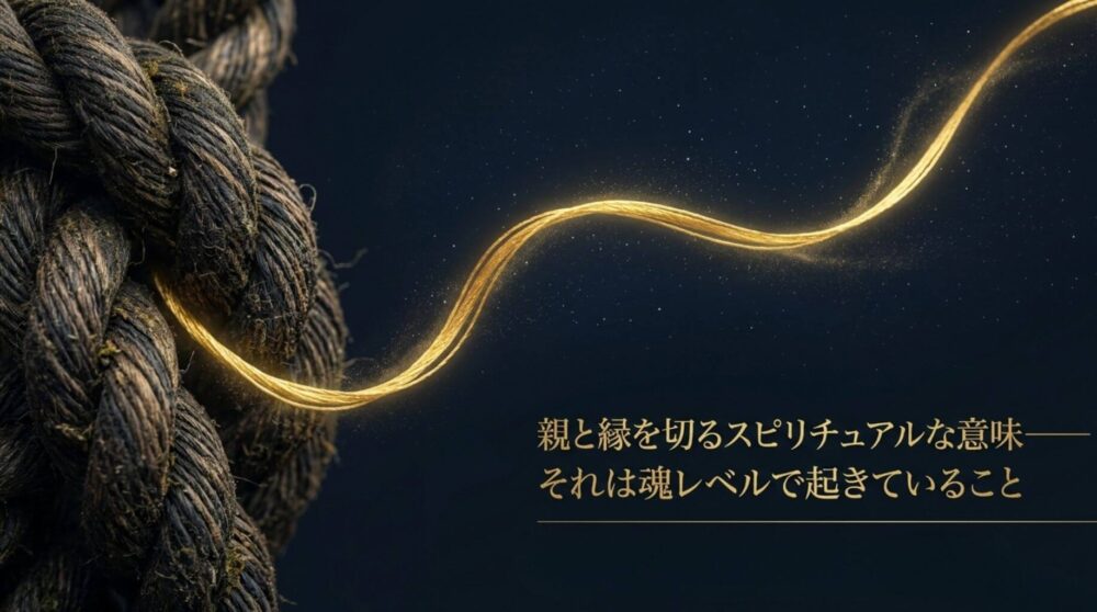 親と縁を切る　スピリチュアル