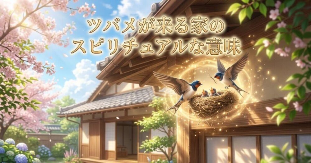 ツバメが来る家のスピリチュアル