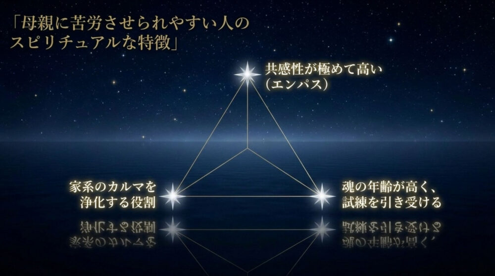 母親に苦労させられやすい人のスピリチュアルな特徴