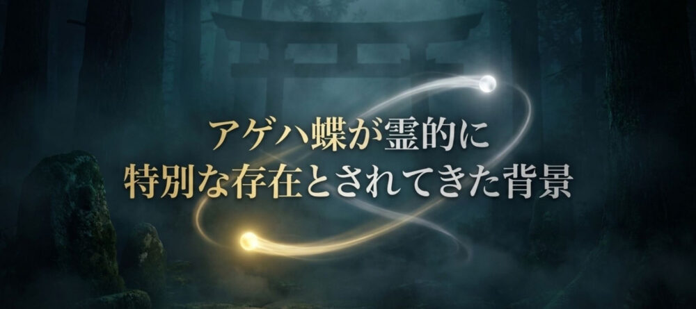 アゲハ蝶　横切る　スピリチュアル　霊