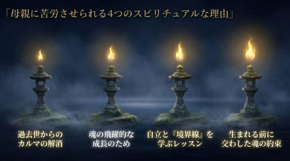 母親に苦労させられる4つのスピリチュアルな理由
