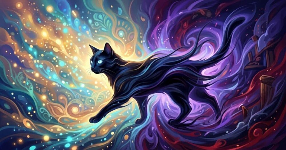 黒猫　横切る　スピリチュアル