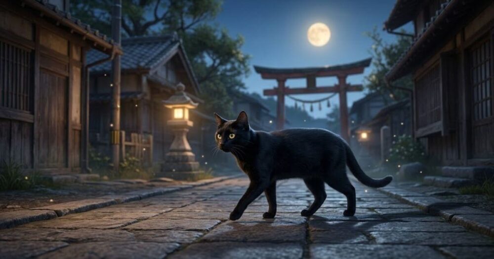 黒猫が横切る方向に意味はある?右から左、左から右