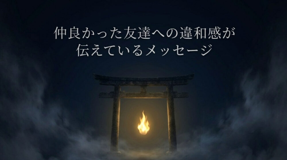 仲が良かった友達　違和感　スピリチュアル