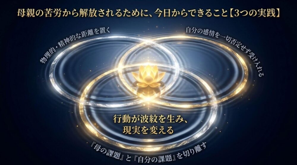 母親の苦労から解放されるために、今日からできること【3つの実践】