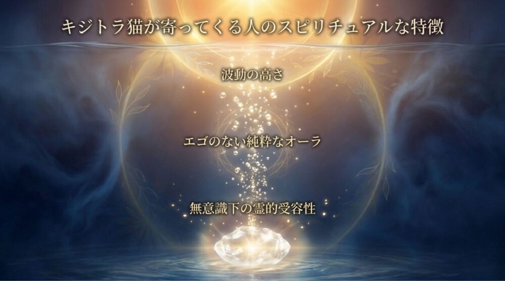 キジトラ猫　スピリチュアル　寄ってくる　特徴