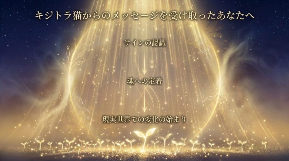 キジトラ猫　メッセージ